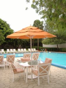 Hotel Pool Umbrellas