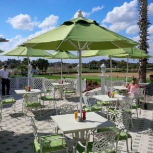 Large Windproof Patio Umbrellas for Commercial Use